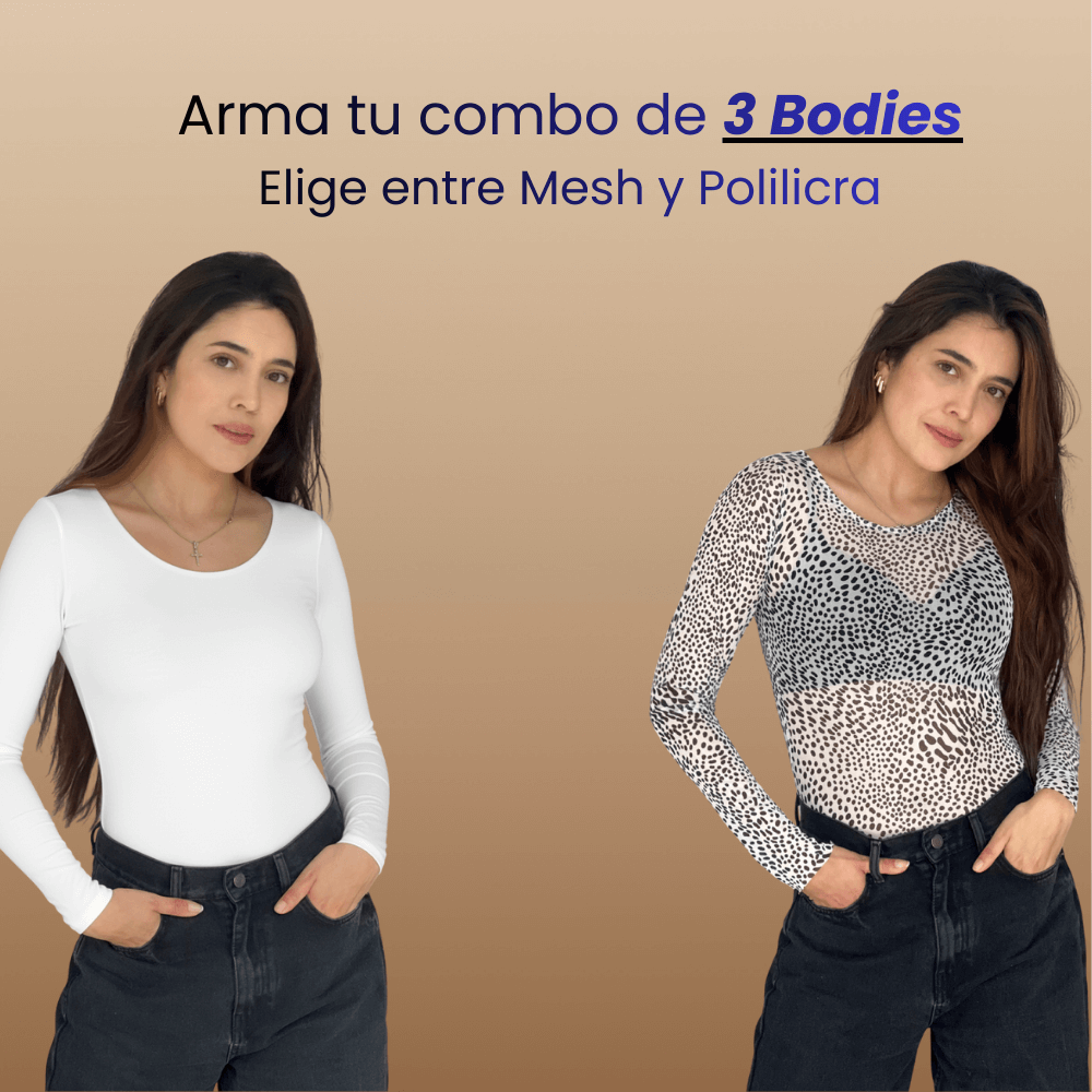 3 Bodies Manga Larga | TALLA UNICA $119.900,00