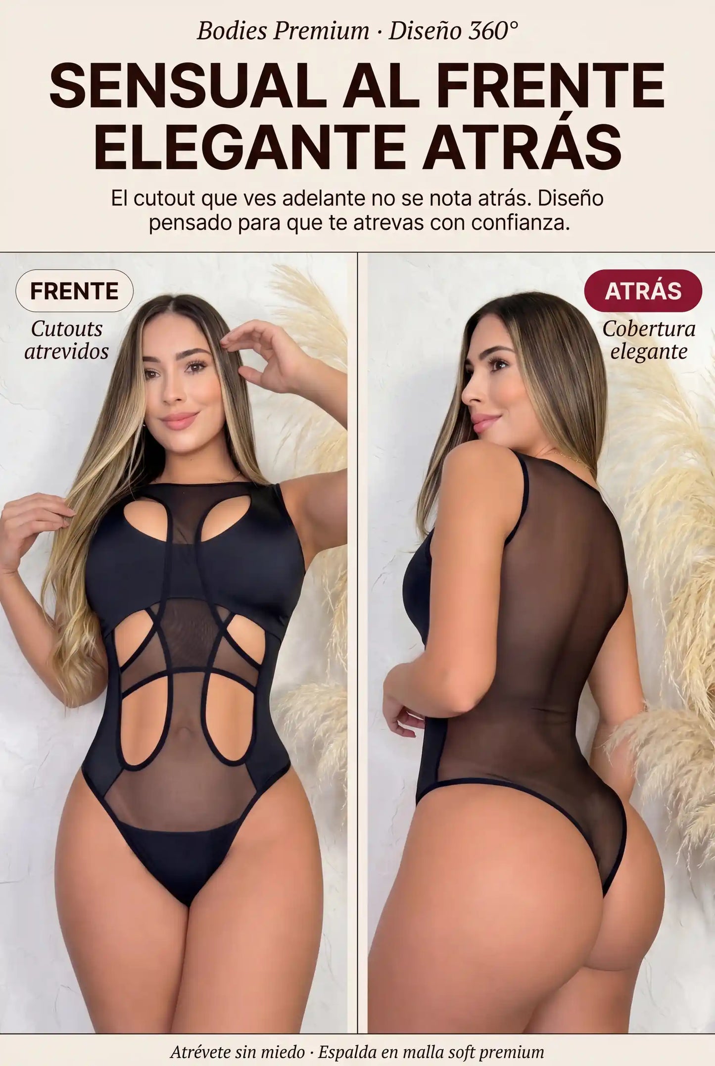 Bodies Premium - Diseño 360 cobertura espalda