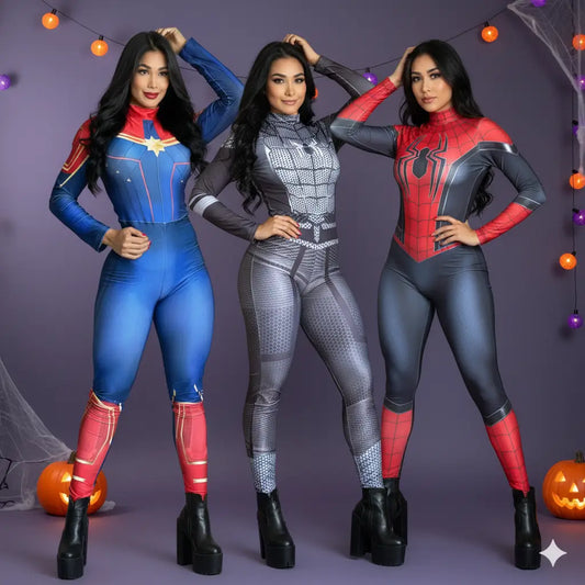 🎃 Enterizo Heroína Halloween 🎃 Roba todas las miradas🎃