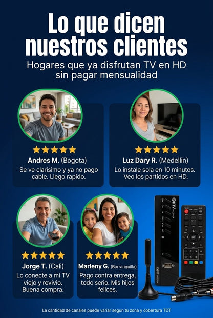 Decodificador TDT HD — Receptor de TV Digital (DVB-T2)